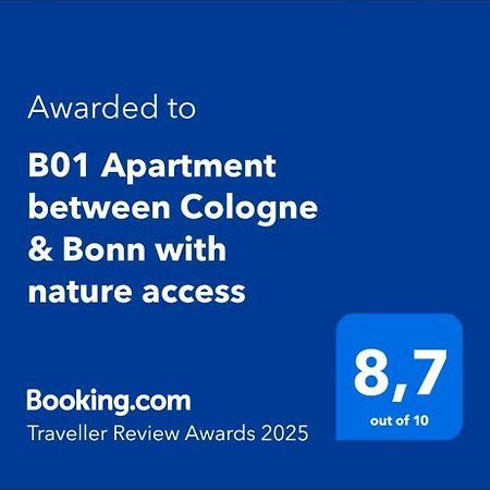 B01 Apartment Between Cologne & Bonn With Nature Access Troisdorf Exterior foto